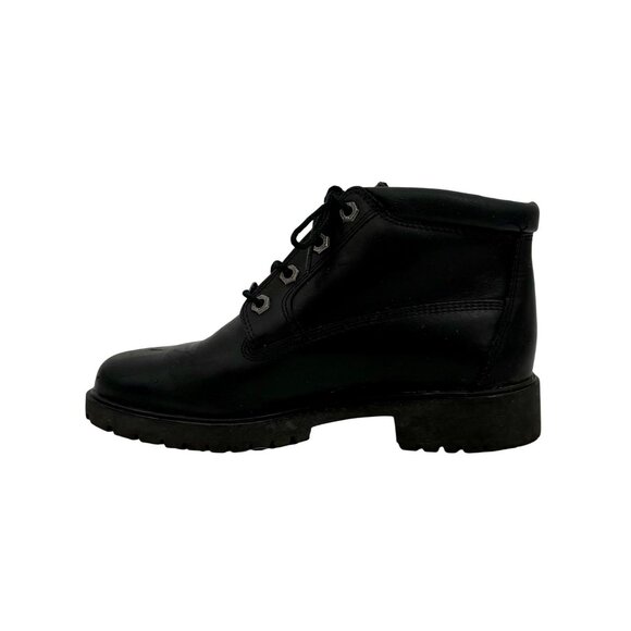 Timberland Nellie Black Leather Chukka Boot • Waterproof Streetwear Urban Grunge - Picture 8 of 16